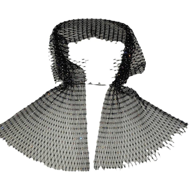 Product Introduction of Fishnet Head Wrap - Edgy Hair Net for Festivals/Parties, Stretchy & Breathable (Boho Rave Style) 4