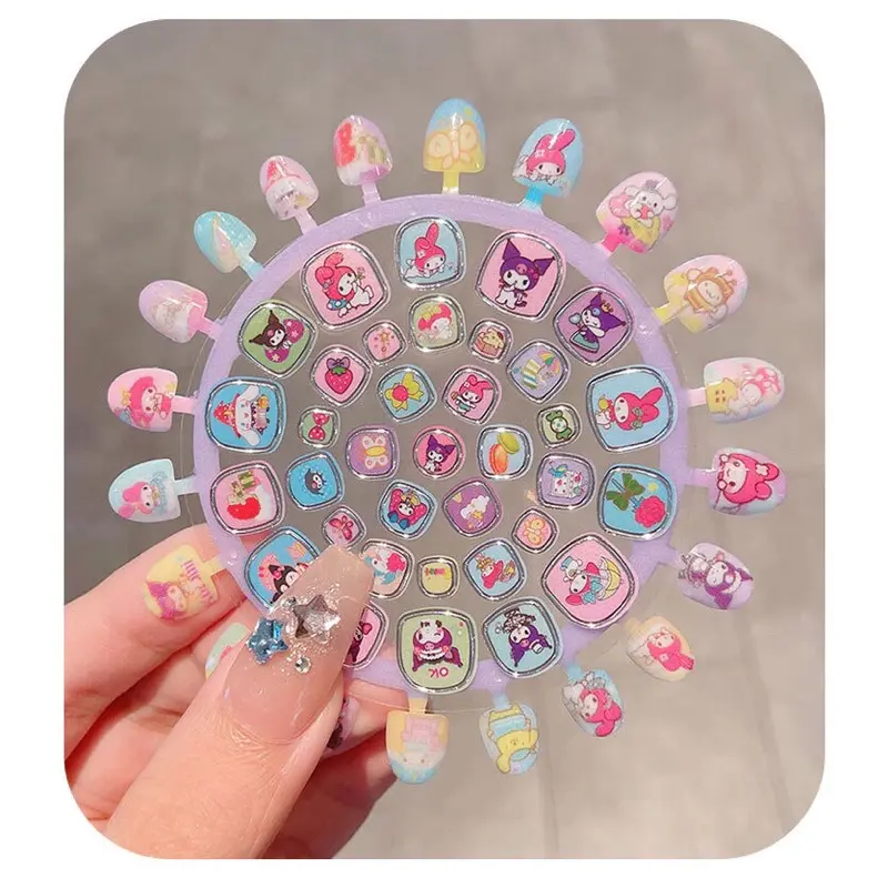 Set dán móng hoạt hình Sanrio cho bé yêu, set dán trang trí móng cho bé gái Làm Nail 3