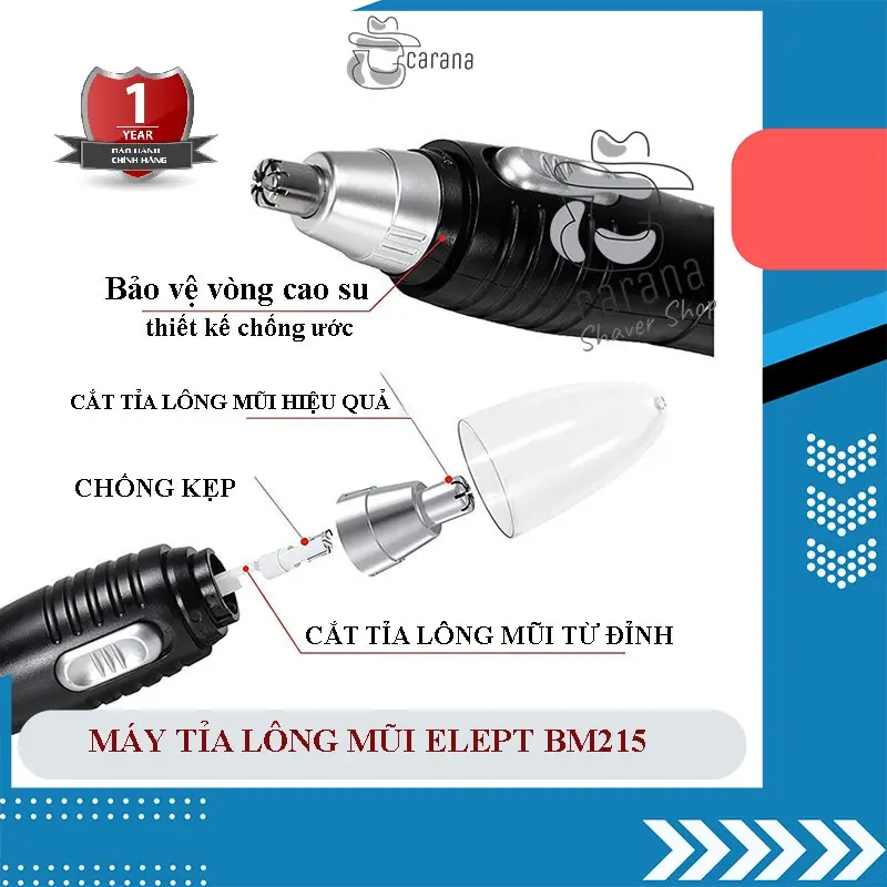 Máy Tỉa Lông Mũi Elept Bm215 2