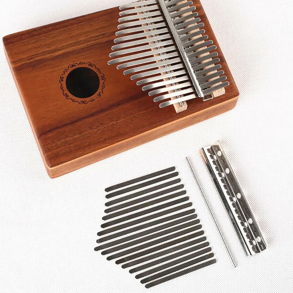 17 Keys Kalimba Thumb Piano Acoustic Finger Piano Music Wood Mahogany Instrument 1pc D1T0