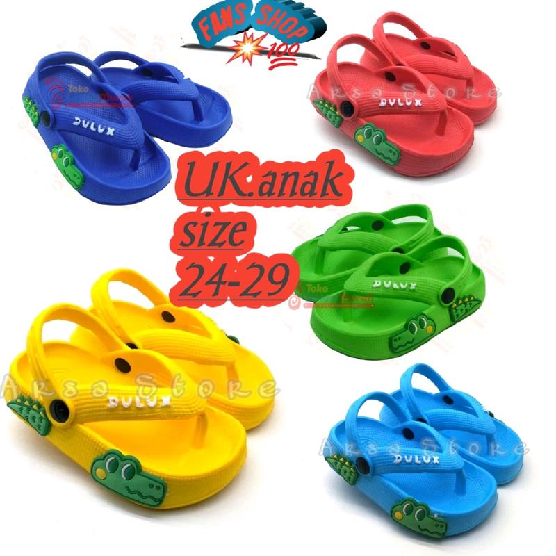 Sandal Japit tali balita motif baby crocodile (510e-by) Kaki 0
