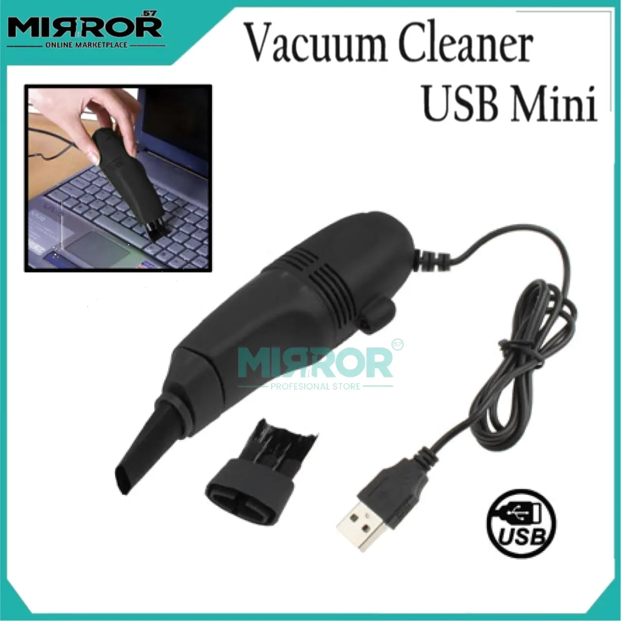 Vacuum Cleaner USB Pembersih Debu Keyboard