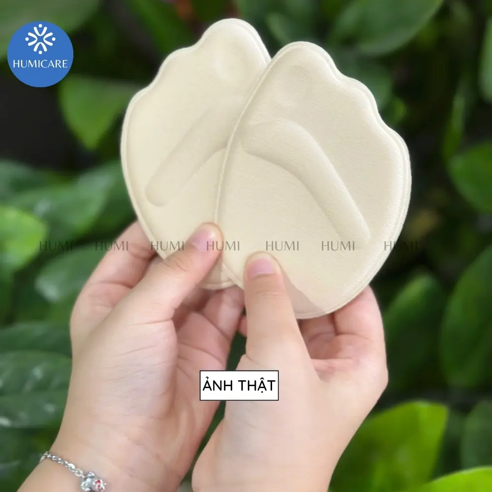 Bộ 2 Miếng lót mũi giày chống trượt 4D xốp giảm đau nửa bàn chân trước khi mang giày nam nữ SA75HUMI