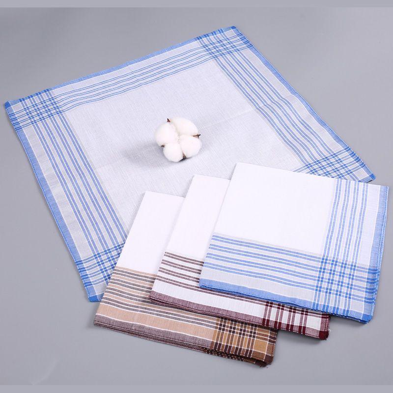 Product Introduction of Fashionable Men's portable thin handkerchief summer pure cotton sweat-absorbent hand towel women's cotton handkerchief 9