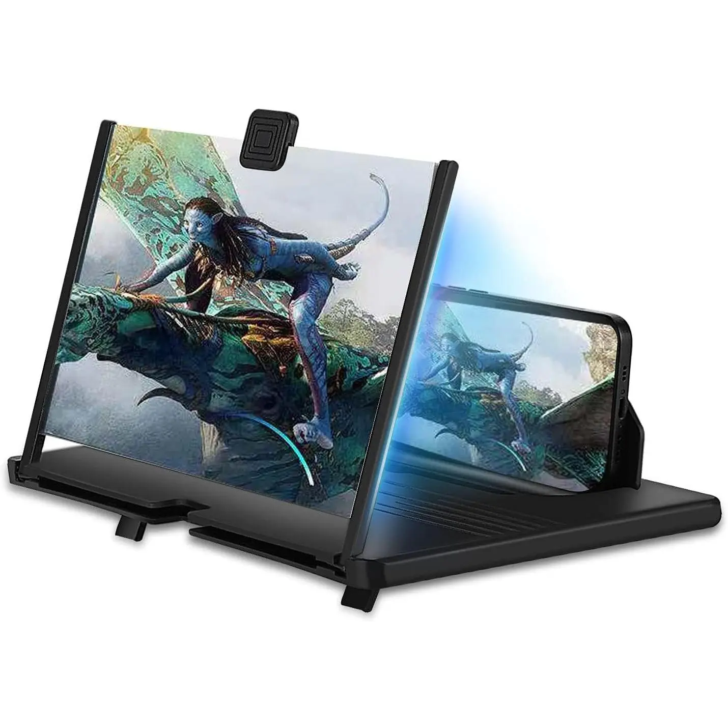 Zhenpin 12 inch Phone Magnifier Screen HD 3d Restoration Effect Magnification 3~5 Times can be used as a Gift for Friends Family and Children,