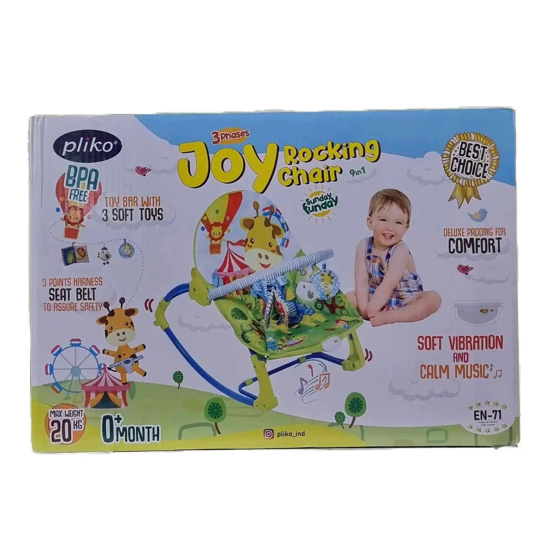Pliko Joy Rocking Chair PK 313 Bayi Ayunan