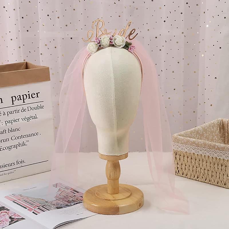 Local shipping- 21" Wig Head Stand, Mannequin Head Hat Display Stand Wig Holder Dome Canvas + Detachable Wood Stand, Canvas Block Mannequin Head Model Hat Rack Fabric Head 5