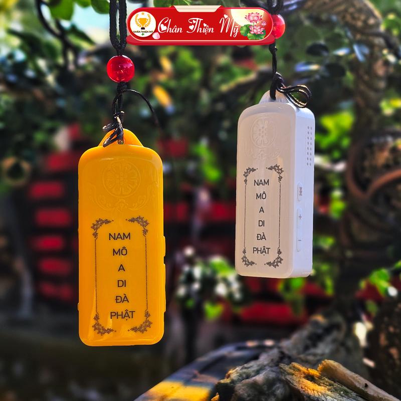 [Hàng Loại A] Loa Nghe Pháp, Tụng Kinh 60 Bài CHÂN THIỆN MỸ Máy Niệm Phật Mini Đeo Cổ Decor Trang Trí Nhà
