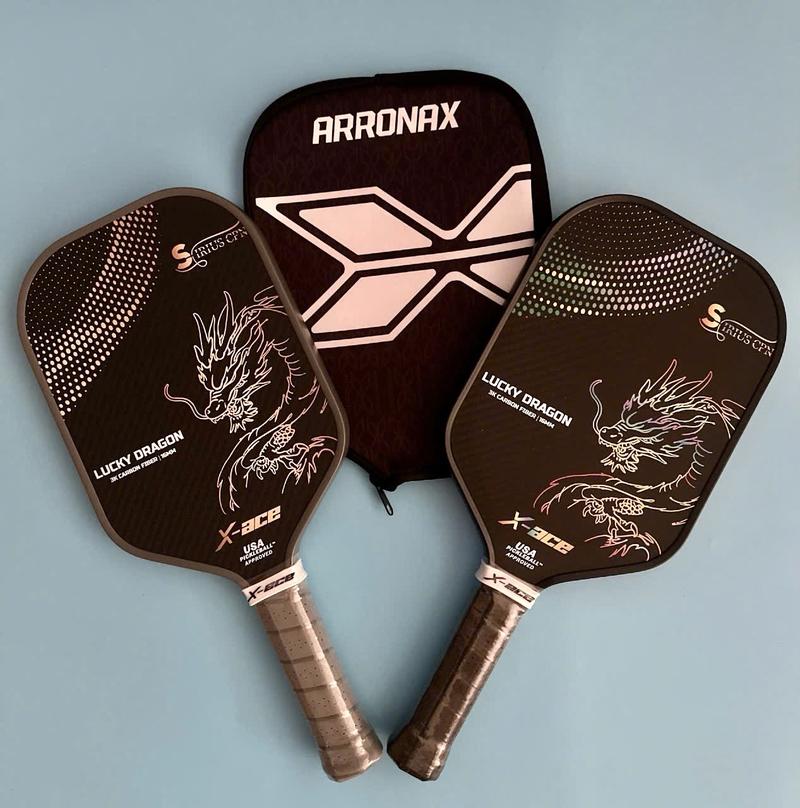 Product Introduction of Vợt pickeball ACE DRAGON 3k phiên bản đặc biệt,chế tạo sợi carbon 3k cao cấp,siêu bền,siêu nhẹ,phù hợp cho người mới chơi,hàng chính hãng.COMBO mua 1 vợt tặng 1 bọc đầu vợt,2 bóng trị giá 150k 8