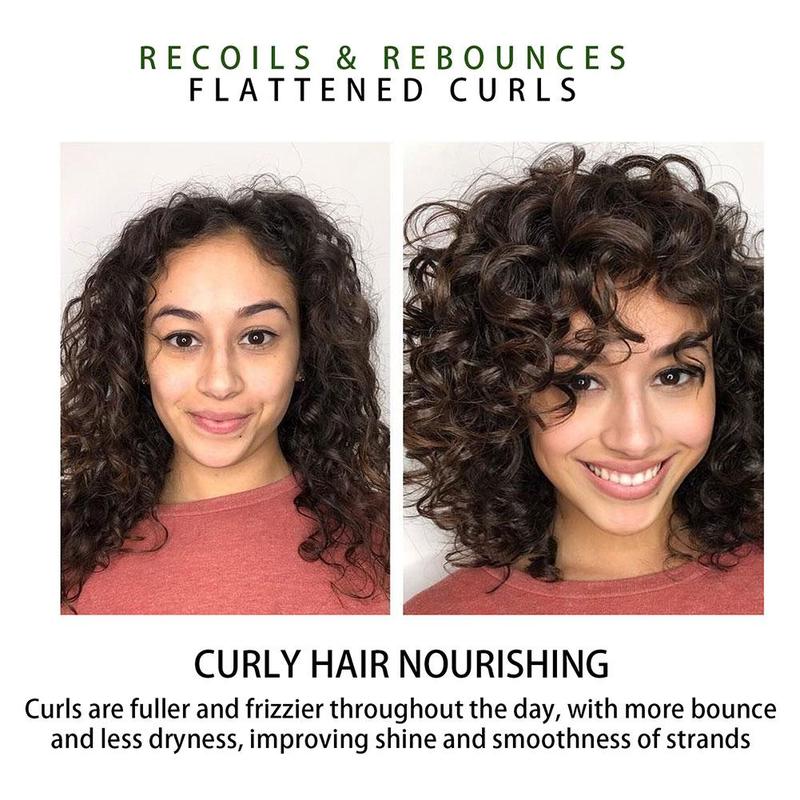 Product Introduction of Curly Hair Volumizing Cream,Styling Essence, Curl Defining Style Repair Hair Frizz, Curl Gel U0R4 27