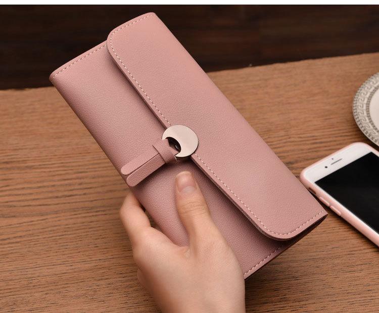 Product Introduction of New Fashion Long Women Wallets High Quality PU Leather Women's Purse and Wallet Design Lady Party Clutch Female Card Holder 25