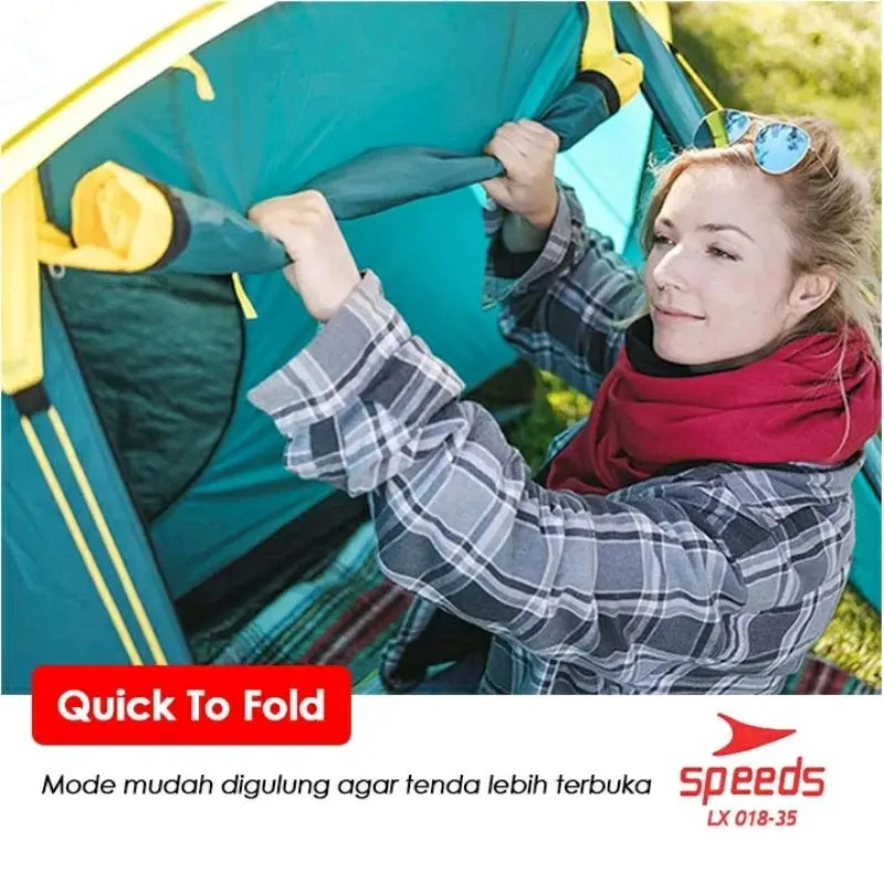TENDA CAMPING SPEEDS LX018-35  240cm x 210cm x 135cm 3