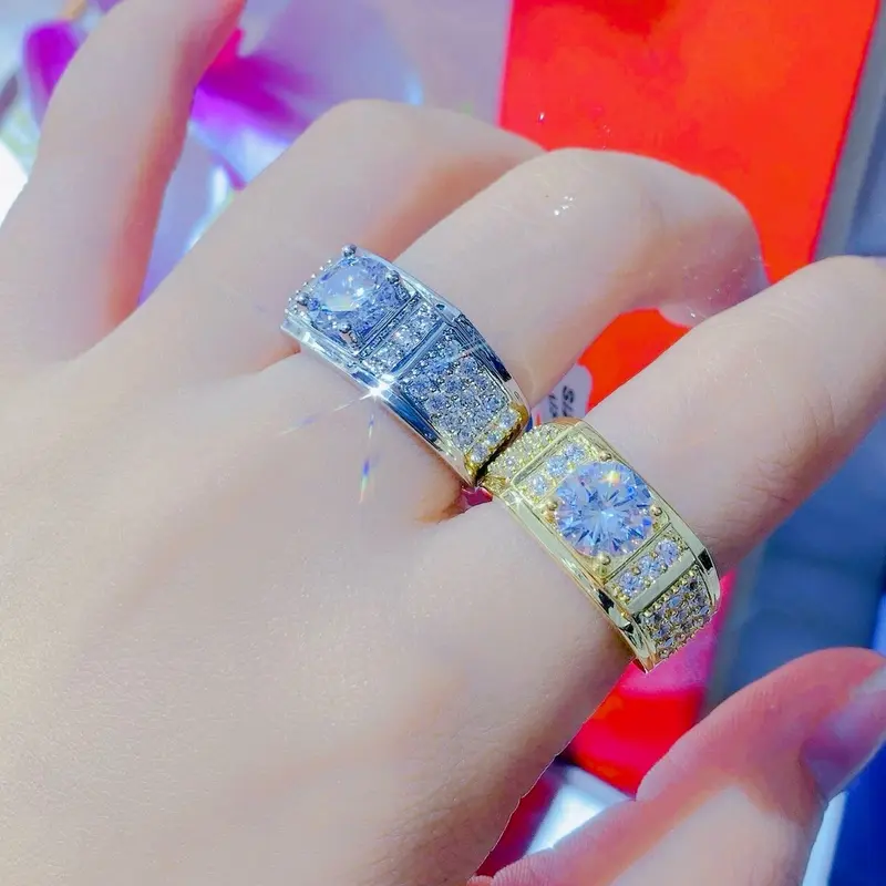 Trang Sức GG G00 - Nhẫn Nam Đính Đá Sang Trọng 7
