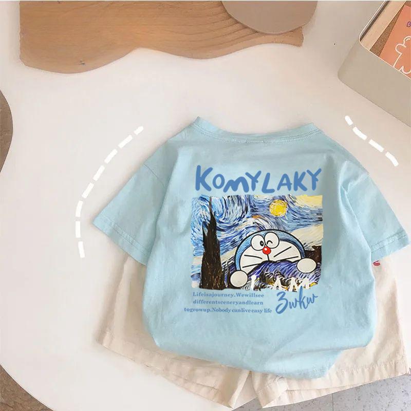 Áo Cotton In Hình, Thiết Kế Hơn Cả Mơ Mộng Vui Nhộn Và Kỳ Quặc, Unisex, Thích Hợp Cho Bé Trai Và Bé Gái 0