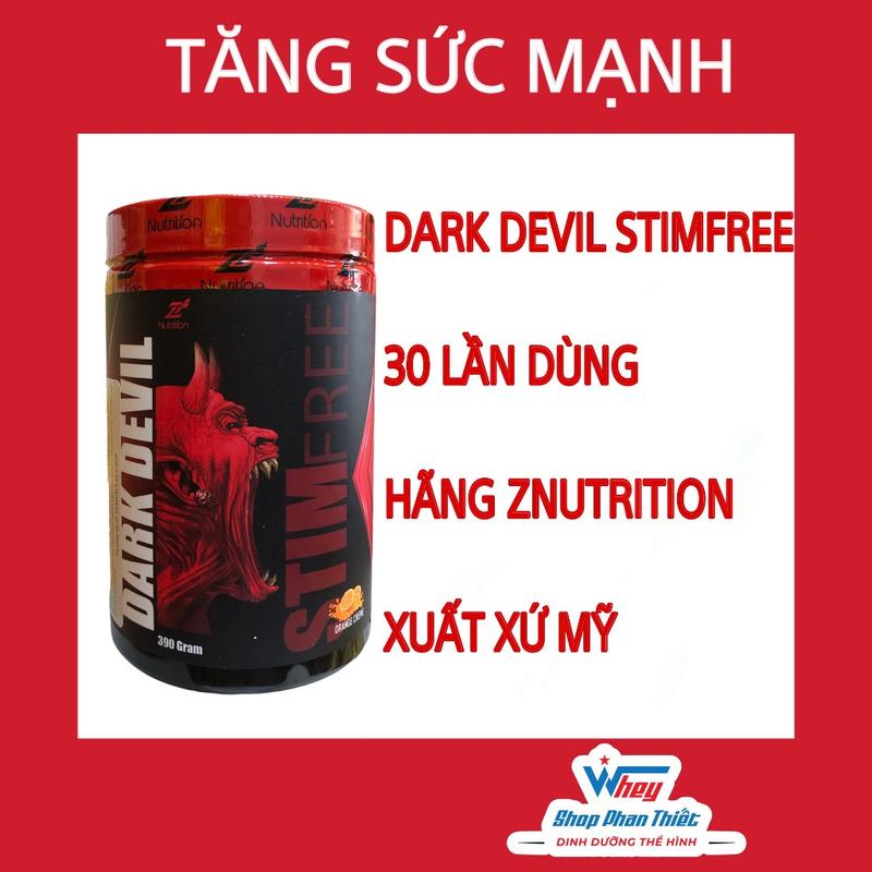 BỘT DARK DEVIL STIMFREE PRE WORKOUT ZNUTRITION - TĂNG SỨC MẠNH - 30SV