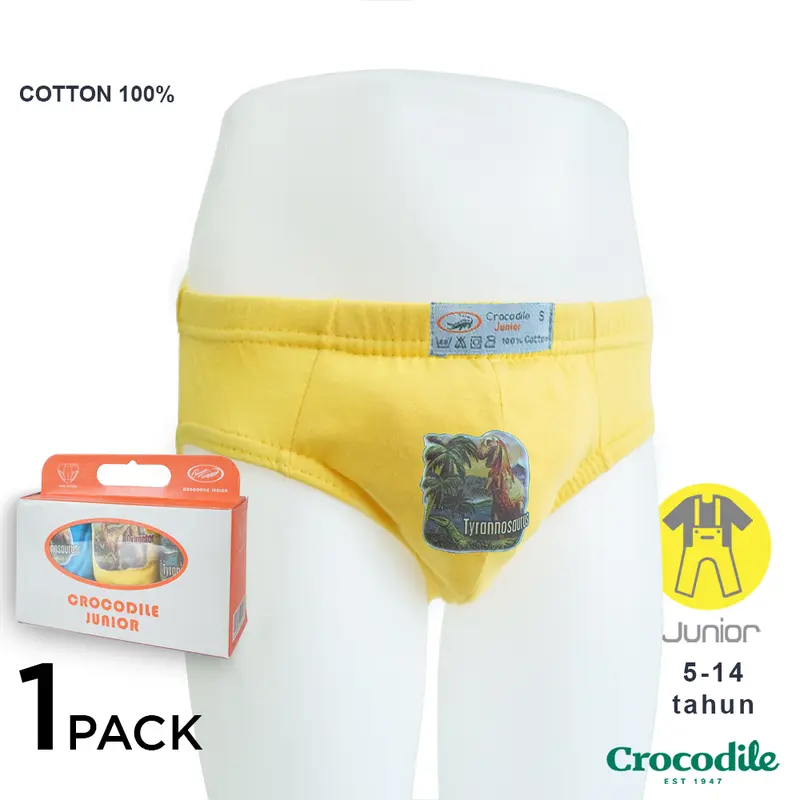 Crocodile KIDS Brief 521-829 - 1 Pack - Katun Original 1