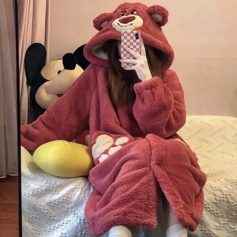 [FREESIZE][HÀNG QC] Áo choàng lông cừu gấu losto Ann nhiênn shop