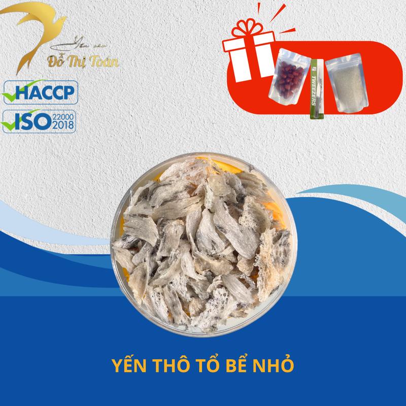   SS  Yến thô bể nhỏ   Hộp 100gr   - Yến sào Đỗ Thị Toán Food 