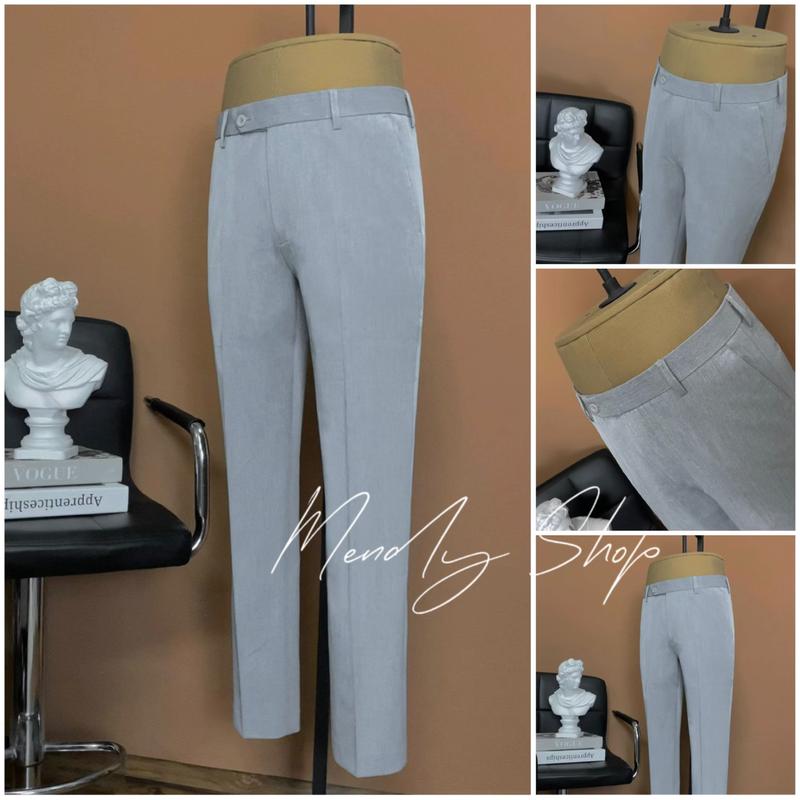 Quần Âu Nam Cashmere chất liệu thoáng mát Menswear Pants tối giản quandai quần 4