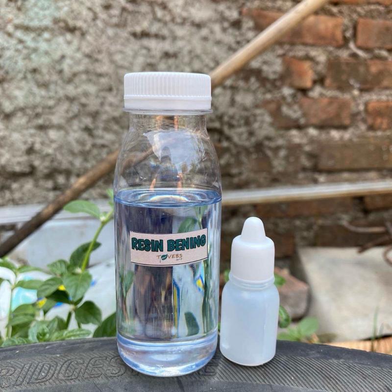 Resin Bening Polyester 250gram + Katalis 9gram untuk Kerajinan Tangan 2