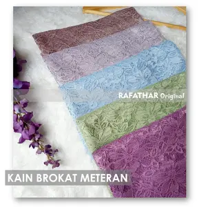 KAIN BROKAT METERAN KAIN BRUKAT SERAGAM PERNIKAHAN SERAGAM WISUDA SERAGAM KELUARGA