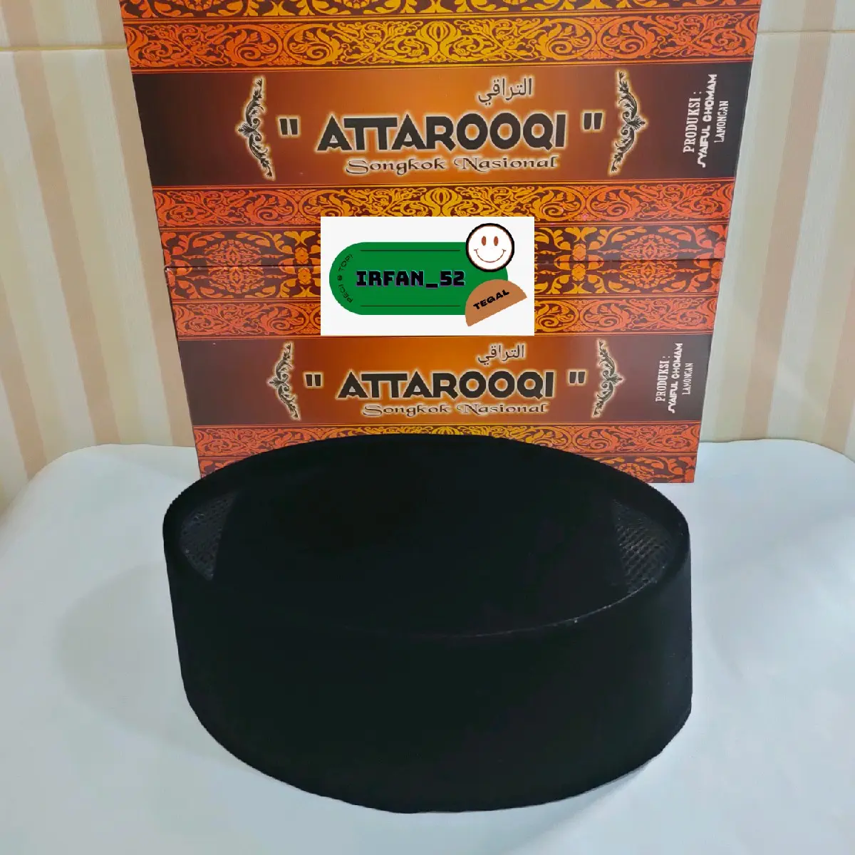 Peci Hitam Attarooqi / Kopiah Songkok Model AC