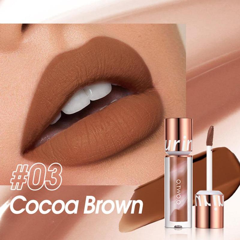 Product Introduction of 【TERSEDIA&COD】O.TWO.O Lipstik Matte Tahan Lama Tahan Air 24 Jam Tinta Beludru Pewarna Bibir Anti Lengket Lip Gloss Lipstik Cair Makeup Untuk Bibir Lipstick Kosmetik 24