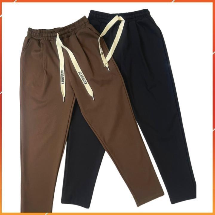 Quần thể thao nữ dáng Baggy Quần Baggy mẫu mới vải Umi Hàn co giãn 4 chiều thấm hút mồ hôi Sport Yoga Tập Yoga Jogger