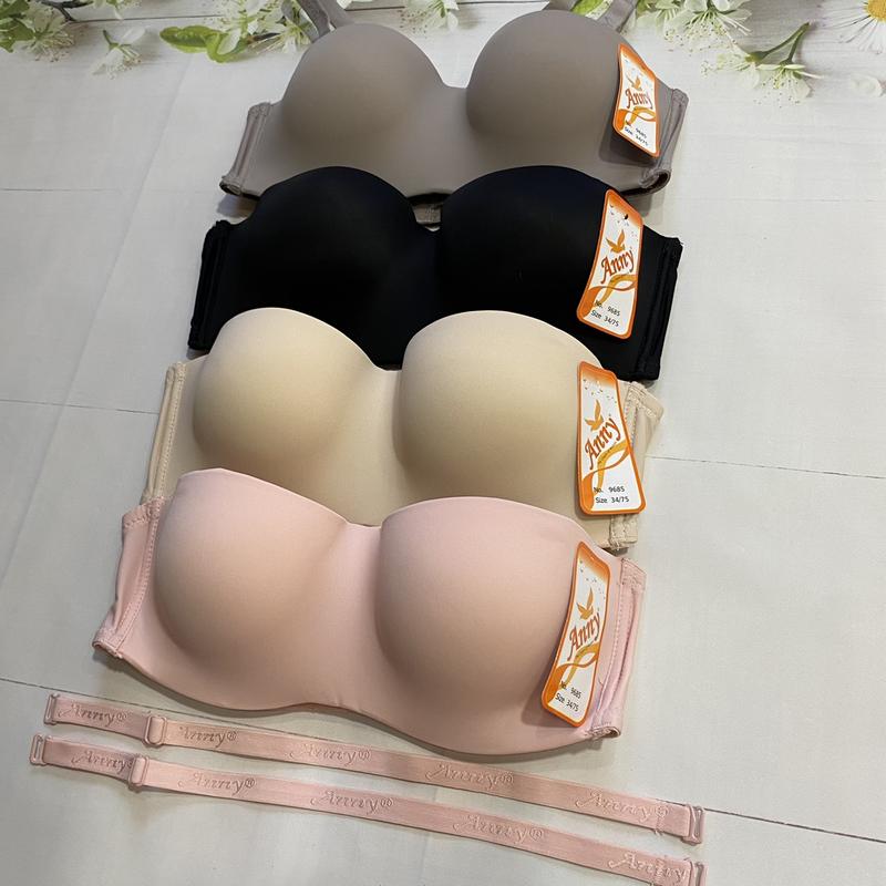 Áo lót Nữ Bra quả ngang nâng mút dày 4cm 9685 đẩy size 32, 34, 36 có gọng cho ngực nhỏ Nhung