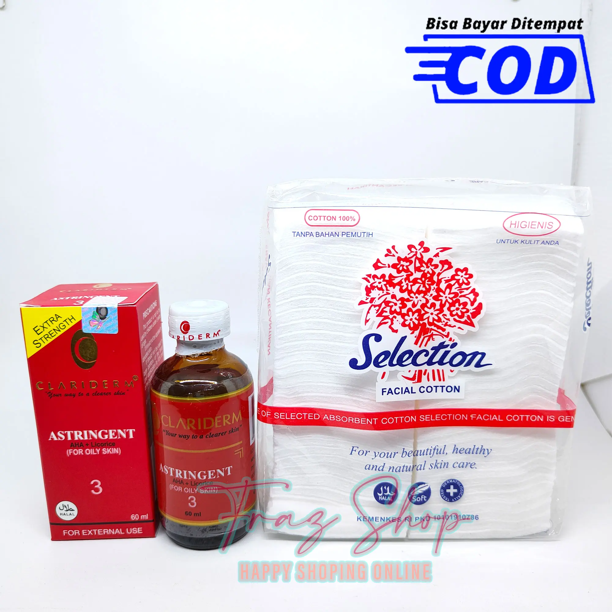 Kapas Selection + Toner Clariderm