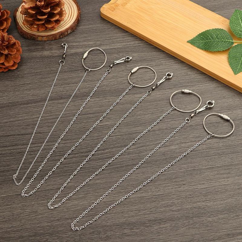 Product Introduction of gootrades 4 Size Safe Stainless Steel Parrot Foot Chain Ankle Foot Ring Bird's Foot Ring Anklet Stand Chain 16