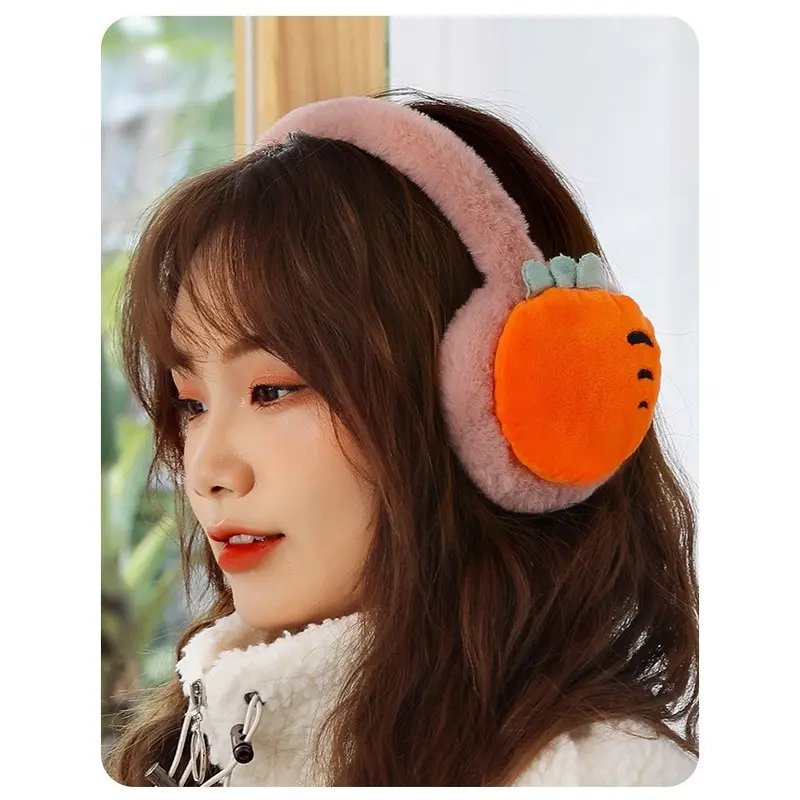 Bịt Tai Giữ Ấm Mùa Đông Cho Trẻ Em và Người Lớn Hình Hoa Quả, Động Vật Dễ Thương Ngộ Nghĩnh 5