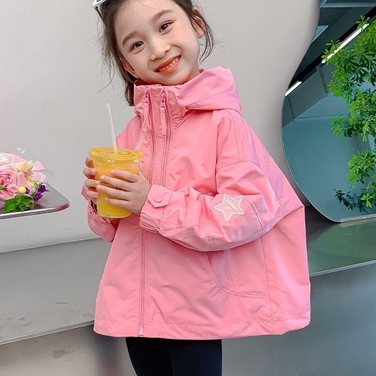 Áo Khoác Bé Gái, Thời Trang Phong Cách Phương Tây, Áo Khoác Anorak, Cho Bé Gái, Áo Khoác Mới, Quần Áo Mùa Thu Cho Trẻ Em, Áo Khoác Vỏ Sò, Thích Hợp Cho Mùa Xuân Và Mùa Thu, Năm 2023 1