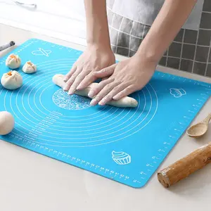 HL0588 Alas Adonan Kue Silikon 40cm x 50cm Anti Lengket Food Grade Silicone Mat Fondant Kitchenware Pastry