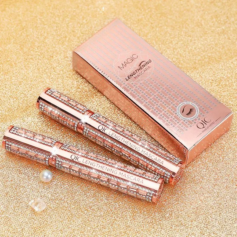 Lash Lengthening Mascara, Long Lasting Quick Drying Eyelash Extensions Volume Building Mascara, Professional Eye Enhancement Makeup Product, Valentine's Day Gift, Gifts for Girlfriend