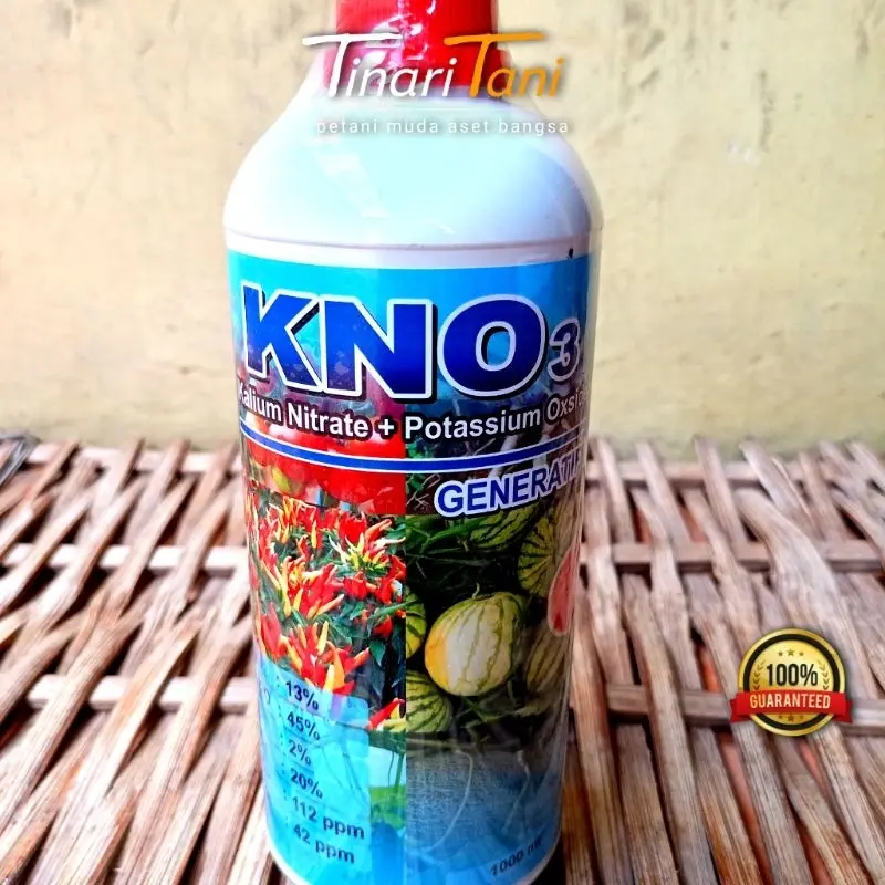 KNO3 GENERATIF Pupuk Kalium Nitrate + Potassium Oxside 1000 ML 100% Original - Tinari 8