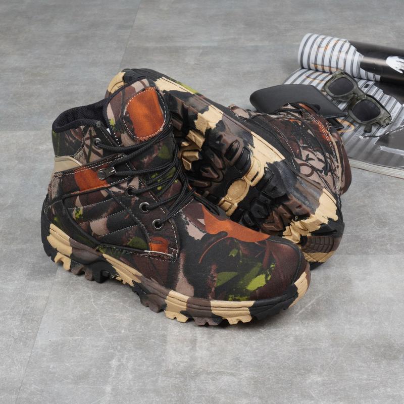 SEPATU DLTA CAMO LORENG 6INC BOOTS SAFETY TOURING TRAKING KERJA PROYEK LAPANGAN UJUNG BESI Shoes Pria 3