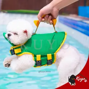 Rompi Jaket Pelampung Renang Anjing Kucing Hewan Dino Pet Life Jacket