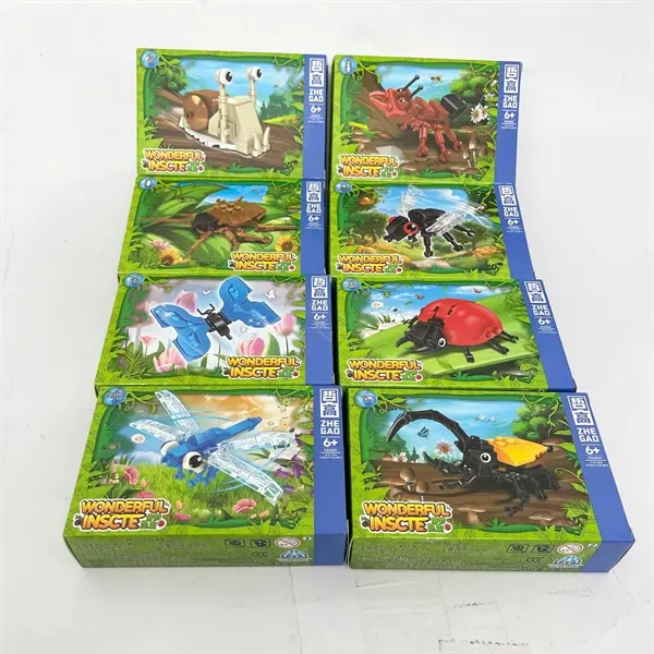 Xếp hình ZHEGAO - Thế giới côn trùng 8in1 - 3593 (933001)