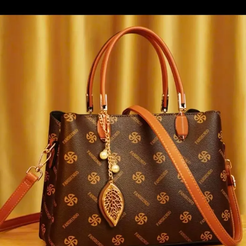 Túi xách nữ công sở in hoạ tiết thời trang cao cấp - Lan Xinh boutique - Bag, Đeo Vai, Hoa