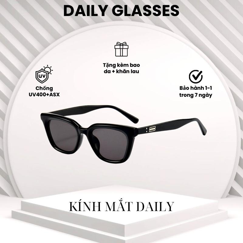 Kính Mắt Daily-KM01-Bản GM phân cực gọng nhỏ sành điệu dáng Vuông vát,chất liệu nhựa cao cấp chống tia Uv400 bảo vệ mắt kính râm phân cực Nam nữ
