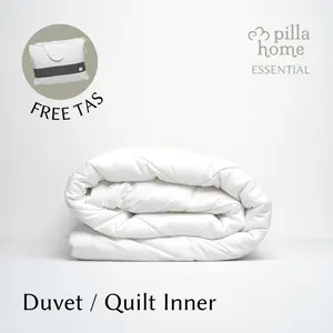 DUVET QUILT INNER Pilla Home Essential Aesthetic Isi Bedcover | Halus Katun Single Double Homemade Anti Geser 100x200 120x200 160x200 180x200 200x200 100 120 160 180 200 Isi Bed cover
