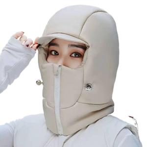 2025 สต็อกพร้อม ฤดูหนาว ผ้าฟลีซหนา ผ้าคลุมคอแบบบูรณาการ ปั่นจักรยาน อุ่น กันลม กันหนาว หน้ากากหรูหราเบา ดีไซน์ใหม่