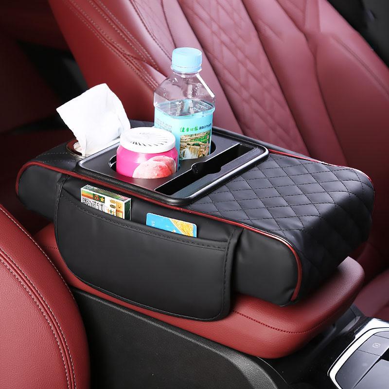 Product Introduction of Car Armrest Box Storage Bag, Multifunctional Car Armrest Box Mat, Car Tissue Box, Central Elbow Heightening Mat, Car Interior Accessories 7