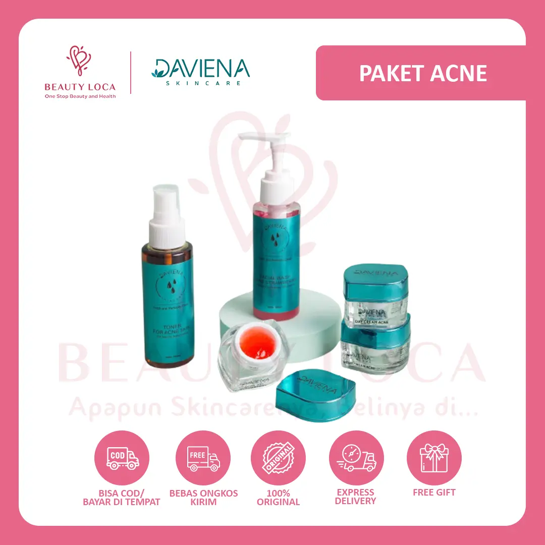 DAVIENA SKINCARE ACNE SERIES | DAVIENASKINCAREPUSAT BPOM