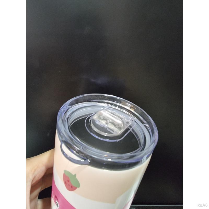 Bình nước thể thao - Nhẹ như lông vũ [Hàng mới về] Nắp Thay Thế Ly Gấu Dâu Lotso 600ml dạng cao, nắp cao cấp, nhựa an toàn cho sức khoẻ 3