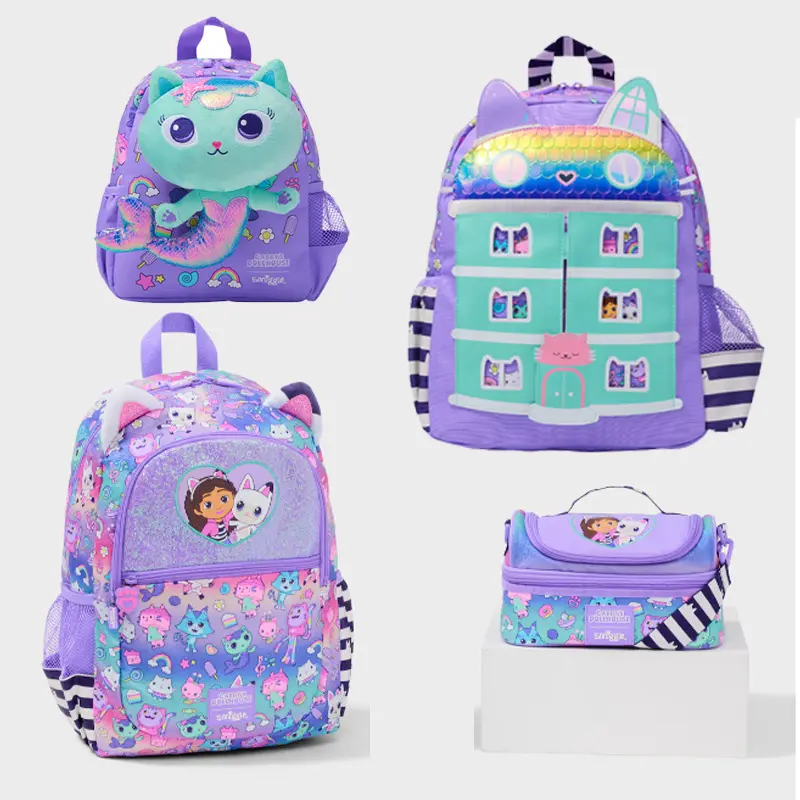 Australia Smiggle Schoolbag Primary School Student Backpack Kindergarten Cartoon Cute Casual Bag Children Snack Pack
