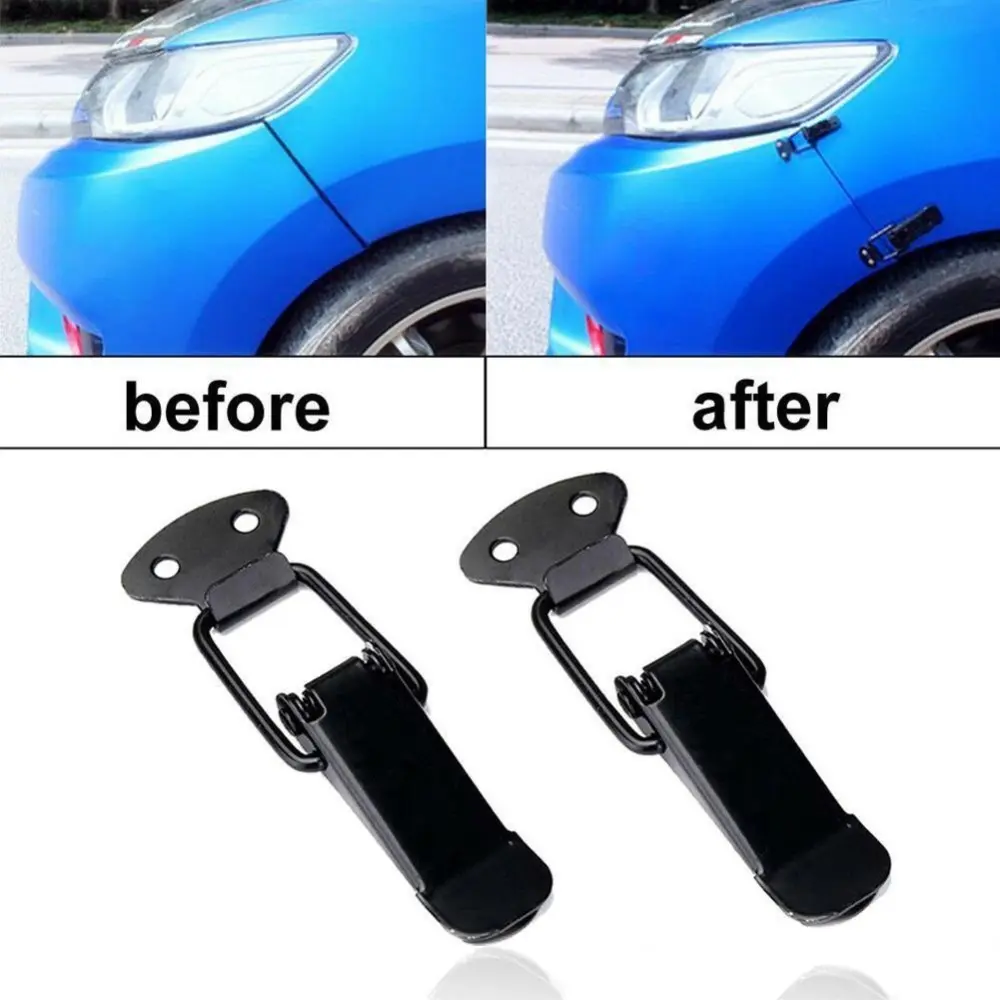 Klip Bumper Bumper Kereta, 1 Pasang, untuk Bumper Batang, Penutup Penutup, Pengikat Temasak