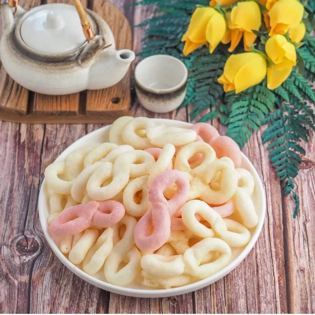 Lanting bawang/ Stik talas / ubi unggu / peyek bayam