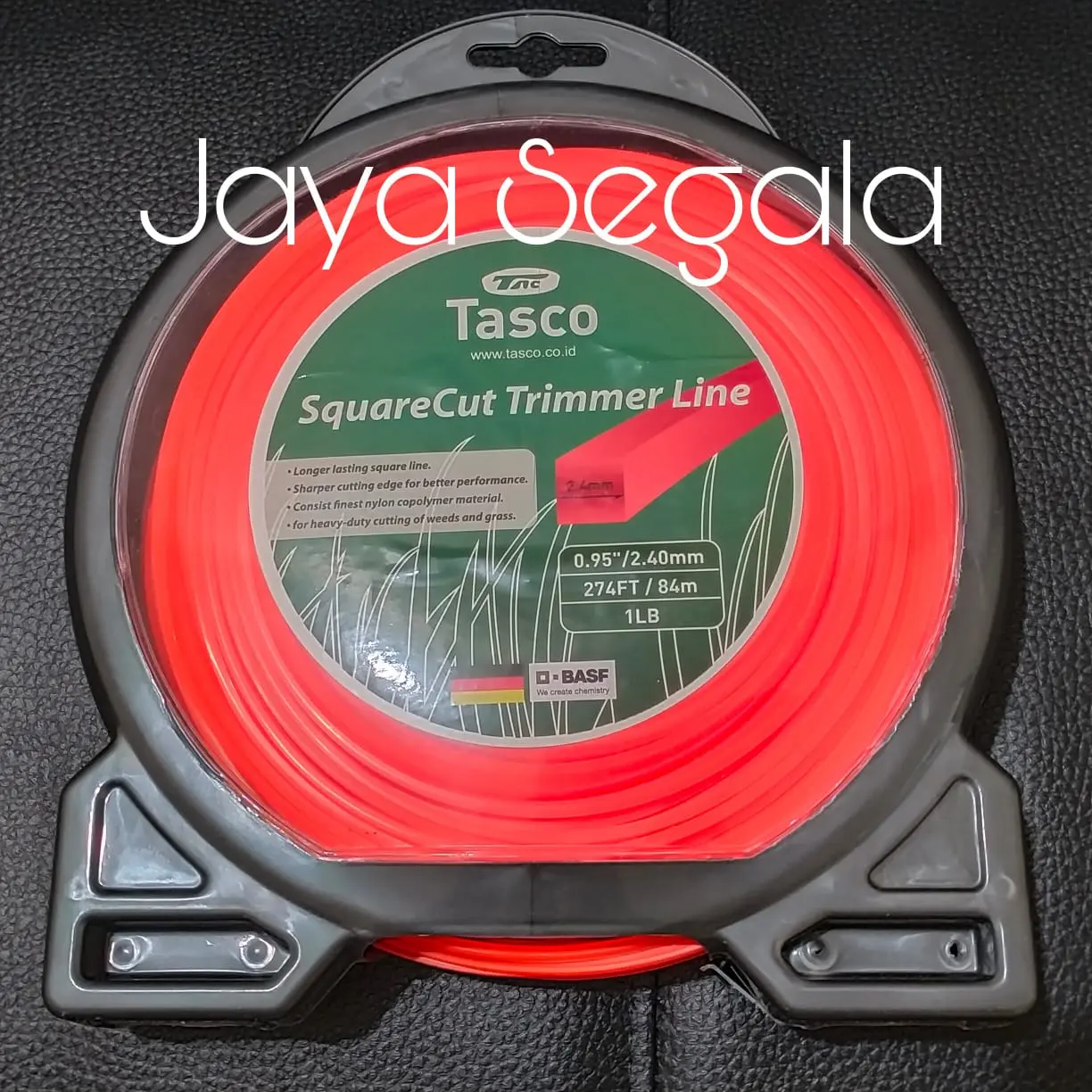Tali senar potong rumput TASCO 1lb 84 meter nylon trimmer line 2.4mm